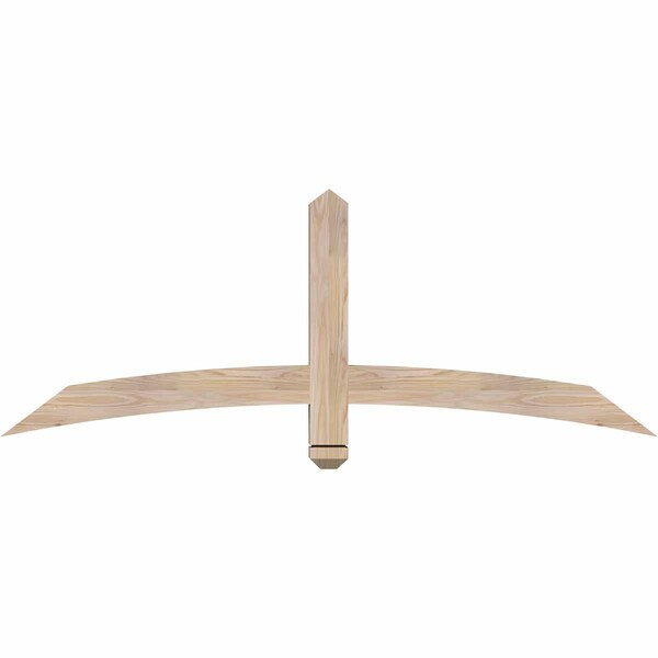 Ekena Millwork Bellingham Smooth Timber Gable Bracket, Douglas Fir, 60"W x 22"H x 3 1/2"D x 3 1/2"F, 9/12 Pitch GBW060X22X0404BEL00SDF - main